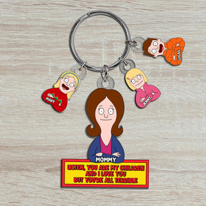 Personalized Gifts For Mom Keychain 06totn140225hg - Keychains - GoDuckee
