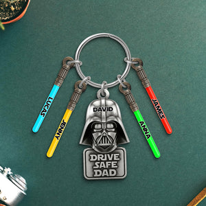 Drive Safe Dad Acrylic Tag Keychain - Personalized Gifts For Dad 01natn290525 - Keychains - GoDuckee