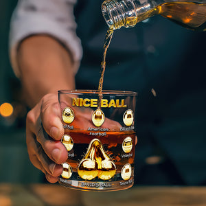 Funny Nice Ball Round Glass - Personalized Gifts For Him 07OHLU251125 - Glass - GoDuckee