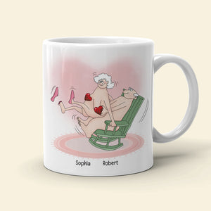 I'll Still Get Rock Hard For You Even When We're Old-Personalized Coffee Mug- Gift For Couple- Funny Couple Coffee Mug - Coffee Mug - GoDuckee