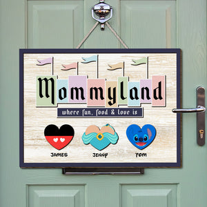 Personalized Gifts For Grandma Wood Sign 052qhtn040424 Mother's Day - Wood Signs - GoDuckee