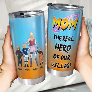 Personalized Gifts For Mom Tumbler Mother's Day Ninja Mom And Kids 03OHMH220225PA - Tumbler Cup - GoDuckee