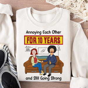 Personalized Gifts For Couple Shirt Annoying Each Other 03OHDT050325PA - Shirts - GoDuckee