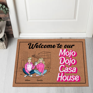 Couple Welcome To Our House 02hthn051223hh Personalized Door Mat - Doormat - GoDuckee
