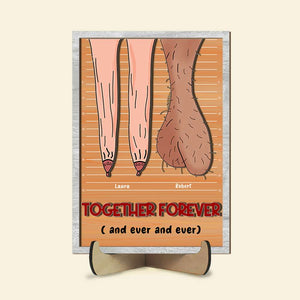 Personalized Gifts For Couple Wood Sign Together Forever - Wood Signs - GoDuckee