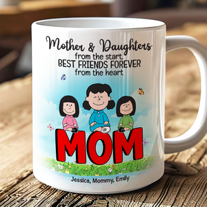 Personalized Gifts For Mom Coffee Mug 03topu040225 Best Friends Forever - Coffee Mug - GoDuckee