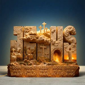 Praise The Lord Jesus Christ Light Box - Easter Gifts For Christians 07qhqn290126 - Light Box - GoDuckee