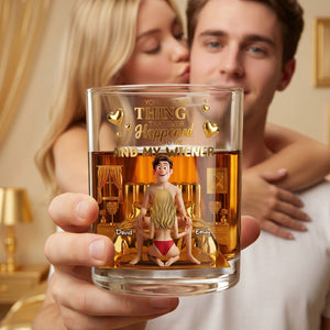 Naughty Couples Drinking Glass - Personalized Gifts For Couples 05ohdh270526 - Glass - GoDuckee