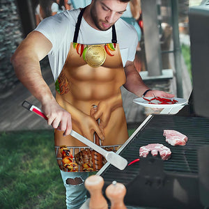 Personalized Gifts For Husband Aprons Husband Multitasking 01HUPU030124 - Aprons - GoDuckee