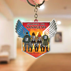 Personalized Gifts For Friend Keychain Best Friends Ever 03HUPU260124HH - Keychains - GoDuckee