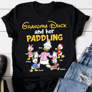 Personalized Gifts For Grandma Shirt Grandma Duck And Her Paddling 01natn230124 - 2D Shirts - GoDuckee
