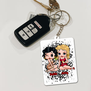 Best Friends, Together Forever And Ever, Personalized Keychain, Gifts For Friends, 04napo140823hh - Keychains - GoDuckee