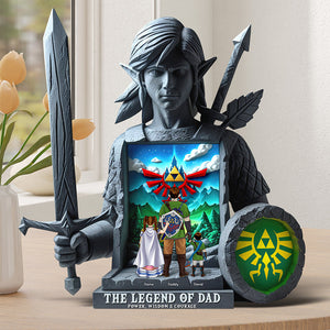 The Legend Of Dad Acrylic Plaque Personalized Gifts For Dad 02QHQN280425HG - Shaped Plaques - GoDuckee