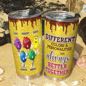 Always Better Together Personalized Best Friend Tumbler 01TODT110124 - Tumbler Cup - GoDuckee