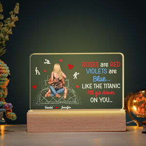 Personalized Gift For Couple Led Light Roses Are Red - Led Lights - GoDuckee