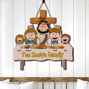 Personalized Gifts For Family Wood Sign 01OHMH090125HH - Wood Sign - GoDuckee