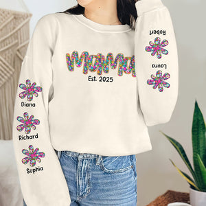 Personalized Gifts For Mom Shirt Mama Flower 06XQQN100325 - AOP Products - GoDuckee