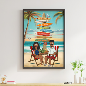 Personalized Gifts For Couple Canvas Print Life Is Too Short 01xqpu120225pa - Poster & Canvas - GoDuckee