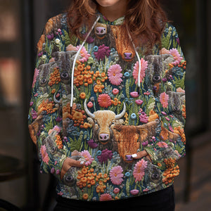 Christmas Embroidery Seamless Pattern Shirt, Gift For Christmas, Festive Xmas Shirt - AOP Products - GoDuckee