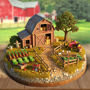 Farmhouse Acrylic Plaque - Personalized Gifts For Farmers 04TOQN240625 - Shaped Plaques - GoDuckee