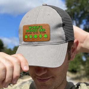 Personalized Gifts For Dad Leather Patch Hat 05actn210524 - Caps - GoDuckee