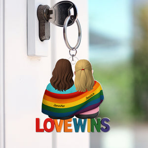 LGBT Keychain - Personalized Gifts For Couple 04toqn220525 - Keychains - GoDuckee