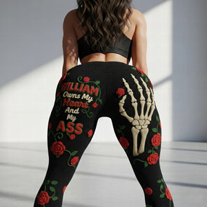 Naughty Skeleton Hands Leggings - Personalized Gifts For Her 04naqn041225 - Shorts and Pants - GoDuckee