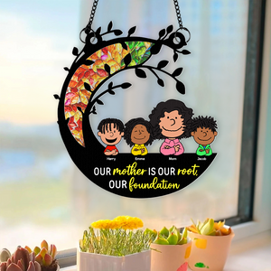 Personalized Gifts For Mom Window Hanging Suncatcher Ornament 01kapu150225 - Ornament - GoDuckee