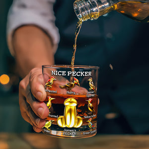 Naughty Bit Round Glass - Personalized Gifts For Him 02NALU251125 - Glass - GoDuckee