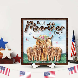 Personalized Gifts For Mom Wood Sign Best Mother Ever 03naqn280224 - Wood Signs - GoDuckee