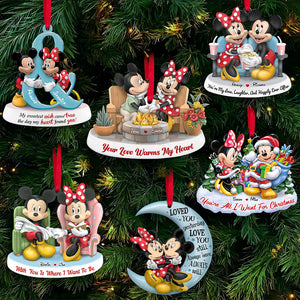 Cute Couple 01huhn271023 Personalized Ornament - Ornament - GoDuckee