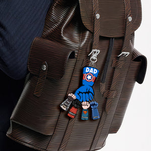 Personalized Gifts For Dad Keychain 02qhqn170523ha Fist Bump - Keychains - GoDuckee