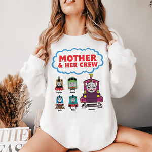 Personalized Gifts For Mom Shirt 03ohtn180325 Mother And Her Crew - Shirts - GoDuckee