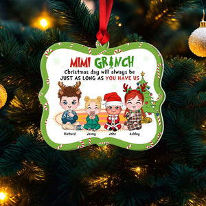 Christmas Day Will Always Be, Gift For Family, Personalized Acrylic Ornament, Kids Ornament, Christmas Gift 01HTHN161023HH - Ornament - GoDuckee