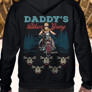 Daddy's Biker Gang- Gift For Dad- Personalized Shirt- Father's Day Shirt- Biker Dad Shirt - Shirts - GoDuckee