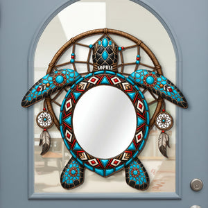 Beach Turtle Personalized Gifts For Native Mirror 04natn290725 - Mirror - GoDuckee