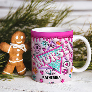 Gift For Nurse, Personalized Nurse Daily Routine Coffee Mug - Coffee Mug - GoDuckee