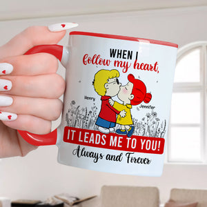 Personalized Gifts For Couple Coffee Mug 01kaqn171224hg Always And Forever - Coffee Mug - GoDuckee