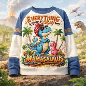 Cute Mom And Kids Shirt - Personalized Gifts For Mom 01PALU280226 - AOP Products - GoDuckee