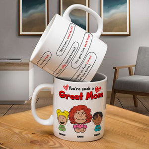 Personalized Gifts For Mom Coffee Mug Mom & Little Ones 03TOLU080125HH - Coffee Mug - GoDuckee