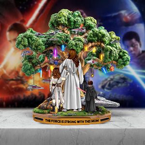 Personalized Gifts For Mom Custom Shaped Acrylic Plaque, Force Is Strong 02TGQN240325HHHG - Shaped Plaques - GoDuckee