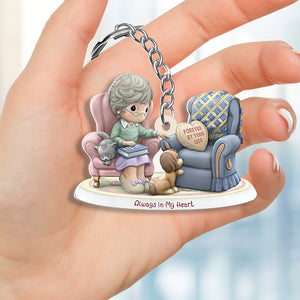 Personalized Gifts For Heaven Couple Keychain 02OHDT140125 - Keychains - GoDuckee