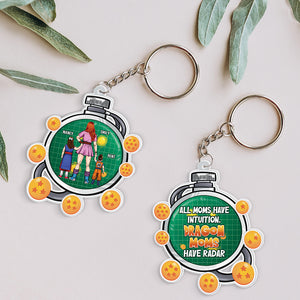 Personalized Gifts For Mom Radar Keychain 04qhpu150324hh - Keychains - GoDuckee