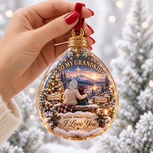 Grandma Loving Christmas Ornament - Personalized Gifts For Grandma 02padh081026 - Ornament - GoDuckee