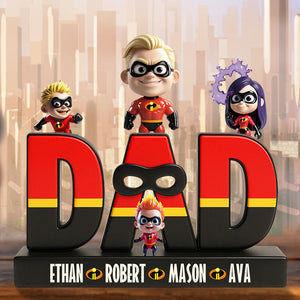 Super Dad Acrylic Plaque Gifts For Dad 012NADT230425 - Shaped Plaques - GoDuckee