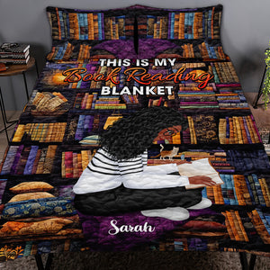 Personalized Gifts For Book Lovers Quilt Bed Set Reading Book Girl 03KAQN301224HG - Blanket - GoDuckee