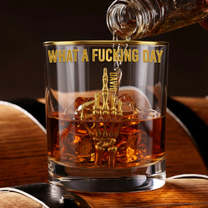 Funny Skeleton Drinking Glass-Personalized Gifts For Drink Lovers 01NAQN041125 - Glass - GoDuckee