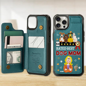 Personalized Gift For Dog Lover Leather Flip Wallet Phone Case 05XQMH200225PA - Phone Case - GoDuckee