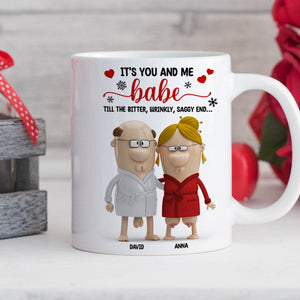 Personalized Funny Christmas Gifts For Old Couple Coffee Mug 05natn241025 - Coffee Mug - GoDuckee