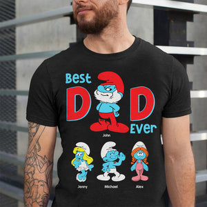 Best Dad Ever, Gift For Dad, Personalized Shirt, Dad And Kids Shirt, Father's Day Gift 05DNHN160523 - Shirts - GoDuckee